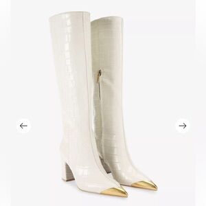 Kurt Geiger London Leather Regent Knee-High Boots
